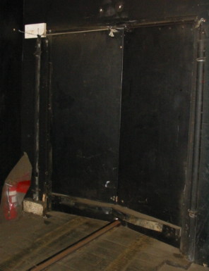 Through the doors and...